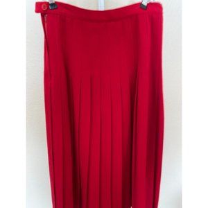 Ladies Pleated Skirt 30 Inches Long Vintage Size 7/8 Waist 25 Inches